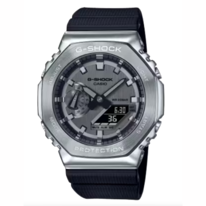 Casio G-Shock GM-2100-1ADR Black Resin Band Men Sports Watch